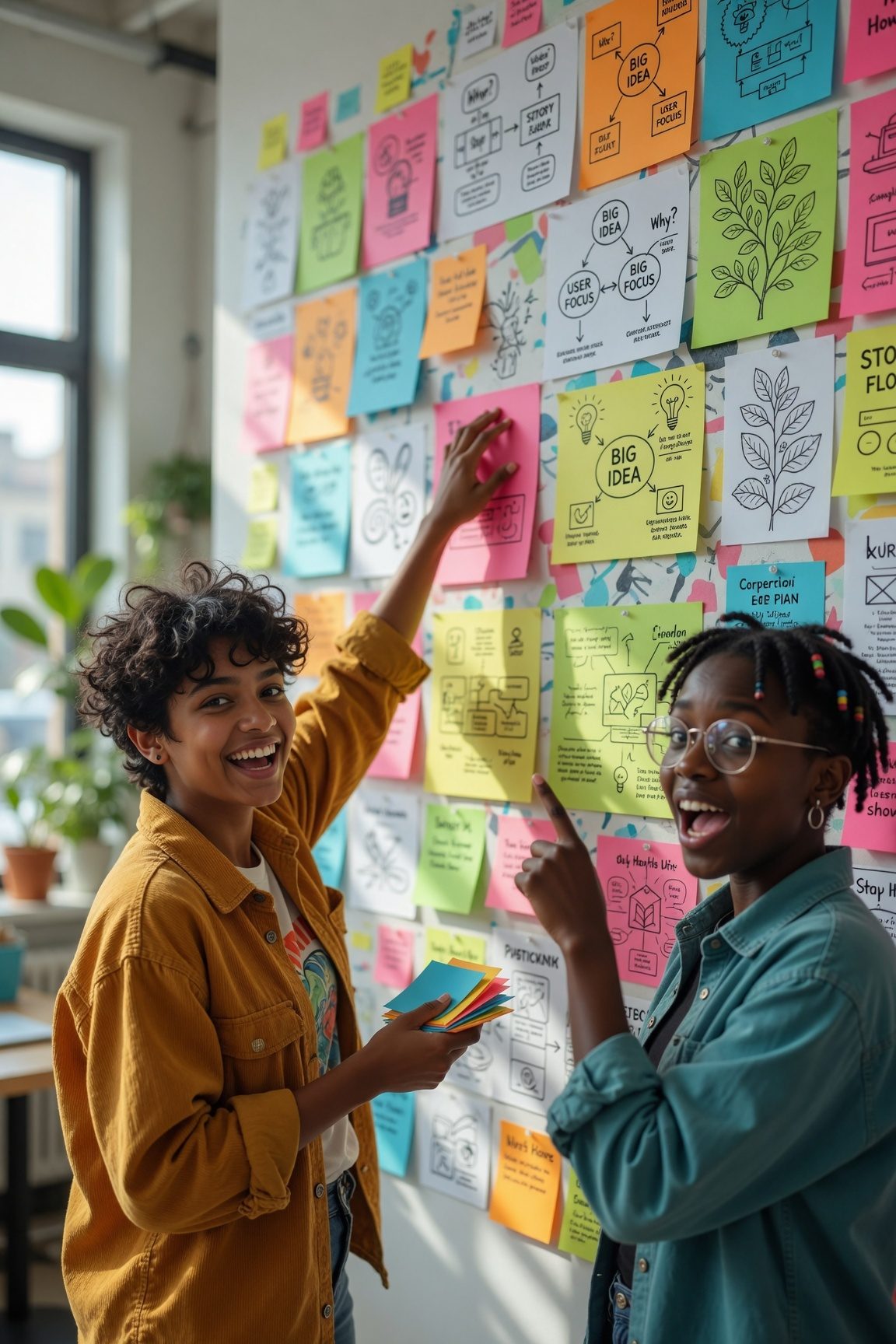 Ideas on the wall